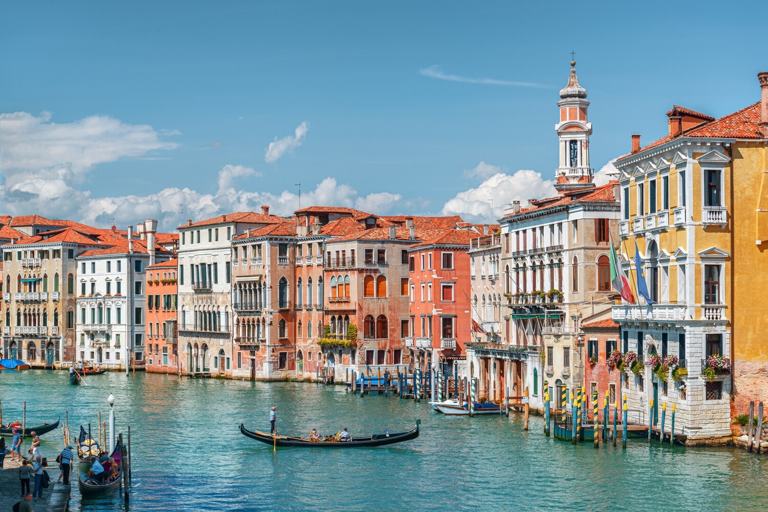 Vista sul Canal Grande di venezia